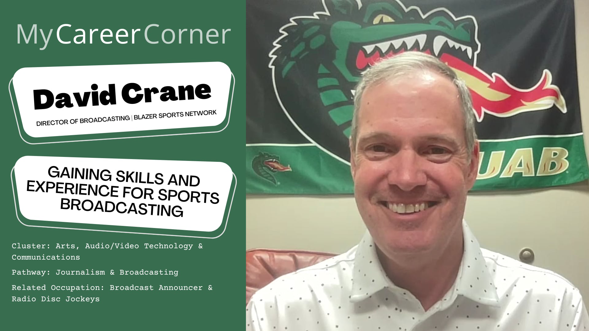 Gaining Skills and Experience for Sports Broadcasting with David Crane